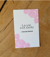 Carte Lancome La Vie Est Belle - Profumeria Moderna (a Partire Dal 1961)