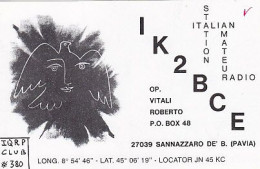 AK 210508 QSL - Italy - Sannazzaro De' B. - Radio Amatoriale