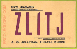 Ae9199 - NEW ZEALAND - RADIO CARD - Huapai - 1950's - Radio