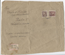 Böhmen Und Mähren Provisorischer Einschreibezettel Wrasch/Vraz 1943 Päckchen - Covers & Documents