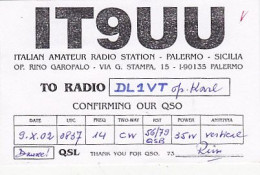 AK 210514 QSL - Italy - Palermo - Radio Amatoriale