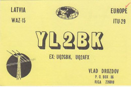 AK 210517 QSL - Latvia - Riga - Amateurfunk