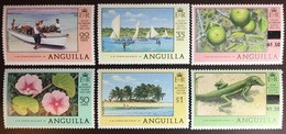 Anguilla 1978 Anniversaries School Church Overprint Fruit Reptiles MNH - Anguilla (1968-...)