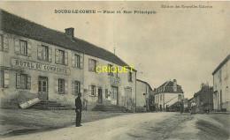 71 Bourg Le Comte, Place Et Rue Principale, Hotel Du Commerce ... - Autres & Non Classés