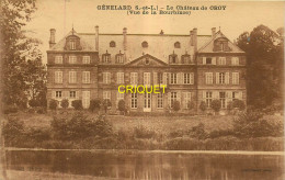 71 Génelard, Chateau De Croy Vu De La Bourbince, Visuel Peu Courant - Sonstige & Ohne Zuordnung