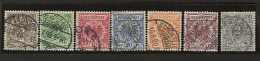 Deutsches Reich   .   Michel    .   45/52     .    O     .     Gestempelt - Used Stamps