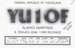 AK 210526 QSL - Yugoslavia - Serbia - Belgrade - Radio Amatoriale