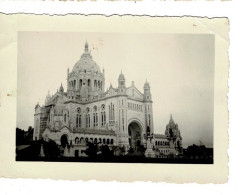 Ref 1 - Photo + Négatif : Basilique De Lisieux , Sainte Thérèse De L'enfant Jésus En Travaux - France . - Europe