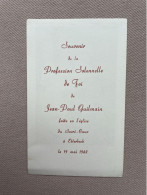 Communion - GUILMAIN Jean Paul - 1963 - Sacré-Coeur - ETTERBEEK - Comunioni