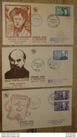 Lot De 3 Enveloppes FDC, Célébrités 1951  .......BOITE1........ 377 - 1921-1960: Periodo Moderno