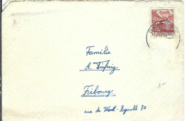 SUISSE 1945: LSC De Schwyz Pour Fribourg - Brieven En Documenten
