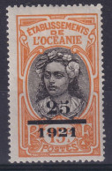 Océanie                            46 * - Unused Stamps