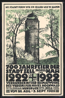 Künstler-AK Zell / Mosel, Am Turm, Karte Für Die 700 Jahrfeier 1222-1922  - Zell