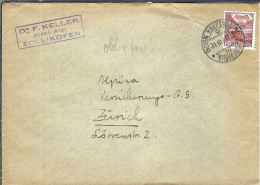SUISSE 1944: LSC De Bern Pour Zürich - Cartas & Documentos