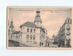 BOURG EN BRESSE : Postes Et Télégraphes, Avenue D'Alsace Lorraine, Temple Protestant - Très Bon état - Sonstige & Ohne Zuordnung