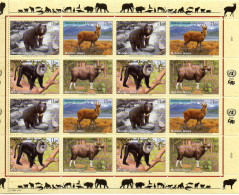 Nations Unies United Nations : Espèces Menacées- Endangered Animals 2004  XXX - Blocks & Kleinbögen