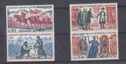 Napoleon - Andorre Français - Yvert 167 / 70 ** - Drapeaux - Valeur 85,00 Euros - - Unused Stamps