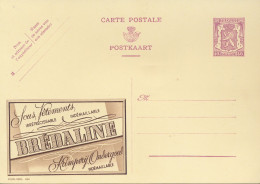 BELGIUM PPS 40C BROWN "SCEAU D'ETAT" SBEP 8 PUBLIBEL 424 UNUSED - Werbepostkarten