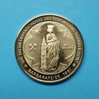 Medaille Barbarafeier 1997 Fördergemeinschaft Bergmannstradition PP (BB045 - Zonder Classificatie