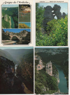 07 - GORGES DE L'ARDÈCHE -  Lot De 14 Cartes Postales Format 10.5 X 15 Cm  - (R011) - Autres & Non Classés