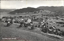 11654456 Unteraegeri Panorama Mit See Unteraegeri - Andere & Zonder Classificatie