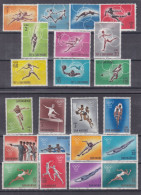 Jeux Olympiques - Tokyo 64 - Saint Marin - Yvert 605 / 14 + 615 / 26 ** - Valeur 4 Euros - Unused Stamps