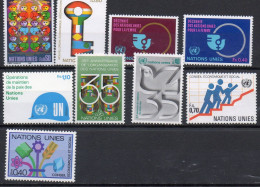 Nations Unies United Nations : Timbres Del' Année 1980 XXX - Ongebruikt