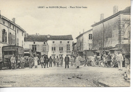 LIGNY EN BARROIS Militaria Place Notre Dame Militaires Camions  Non Voyagé - Ligny En Barrois