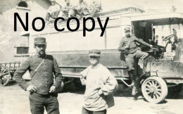 PHOTO FRANCAISE - CAMION RVF RAVITAILLEMENT DE VIANDE FRAICHE A CUSTINES PRES DE FROUARD - NANCY - GUERRE 1914 1918 - Krieg, Militär
