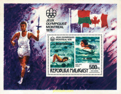 71139 MNH MADAGASCAR 1976 21 JUEGOS OLIMPICOS VERANO MONTREAL 1976 - Madagascar (1960-...)