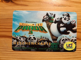 UCI Kinowelt Gift Card Germany - Kung Fu Panda - Tarjetas De Regalo