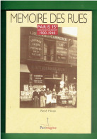 PARIS 15° ARRONDISSEMENT 1900 1940 MEMOIRES DES RUES PAR RENE MINOLI 320 CARTES POSTALES ANCIENNES - Parigi