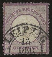 Deutsches Reich   .   Michel    .   16 (2 Scans)    .    O     .     Gestempelt - Gebraucht