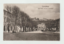 CONEGLANO:  DAL  VIALE  GIOSUE'  CARDUCCI  -  FOTOCARTOLINA  -  FP - Treviso