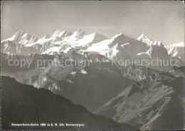 11654085 Stans Nidwalden Stanserhorn Kulm Berner Alpen Gebirgspanorama Stans - Otros & Sin Clasificación