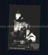 11654075 Wimmis Schloss Und Kirche Bei Nacht Wimmis - Otros & Sin Clasificación