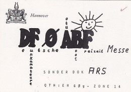 AK 210563 QSL - Germany - Hannover - Radio Amateur