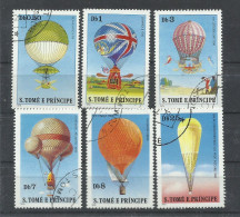 SANTO  TOME   YVERT  584/89 - Fesselballons