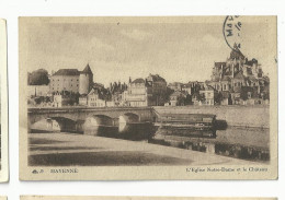 Mayenne , Mayenne , L'église Notre Dame Et Le Chateau - Mayenne