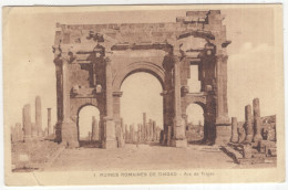 1  Ruines Romaines De Timgad - Arc De Trojan - (l'Algérie) - 1938 - Other & Unclassified