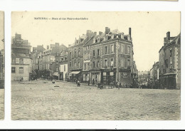 Mayenne , Mayenne , Place Et Rue Neuve Des Halles - Mayenne