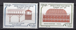 Y1919 - ITALIA ITALIE Unificato N°3082/83 ** ARCHITECTURE - 2001-10: Mint/hinged