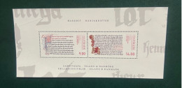 Denmark 2011 - Manuscripts - Joint Issue With Iceland. - Autres & Non Classés