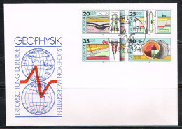 GEO L 4 - ALLEMAGNE DEMOCRATIQUE DDR N° 2216/19 Sur FDC Géophysique - 1971-1980