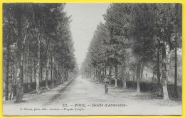 CPA POIX - Route D Abbeville - 1902 - Poix-de-Picardie