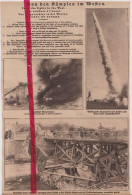 Oorlog Guerre 14/18 - Brug Over De Schelde - Orig. Knipsel Coupure Tijdschrift Magazine - 1918 - Ohne Zuordnung