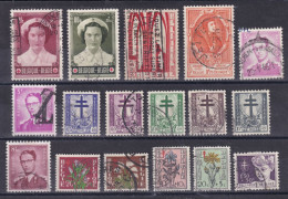 Timbres Belgique België  Roi 10% - 1946 -10 %