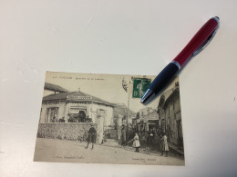 VAR .TOULON. QUARTIER DE LA LOUBIERE TABAC LIQUEURS Carte, Animée, Enfants 1911 - Toulon