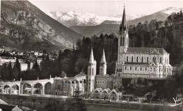 FRANCE - Lourdes - Vue Générale De La Basilique - Carte Postale Ancienne - Lourdes