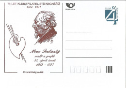 CDV C Czech Republic 75 Years Of The Kromeriz Stamp Collectors Max Svabinsky 1997 - Engravings